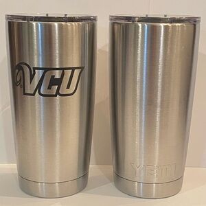 YETI Rambler 20oz Stainless Steel Tumblers w/MagSlider Lids - Set of 2 VCU